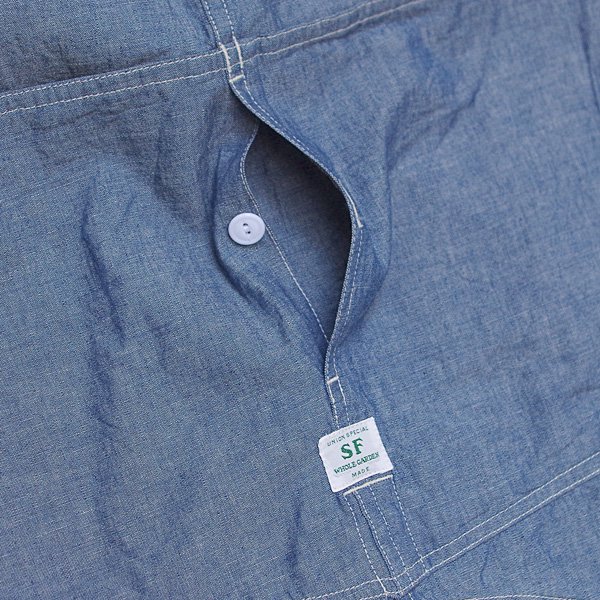 SASSAFRAS(ササフラス)/Diggin Half : 5oz Chambray ディギンハーフ