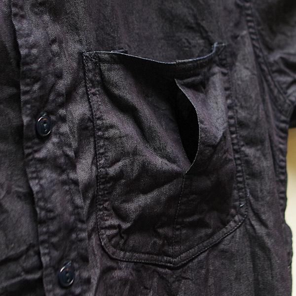 ササフラス　デニムシャツ　M SASSAFRAS SASSAFRAS（ササフラス）Botanical Scout Apron Shirt