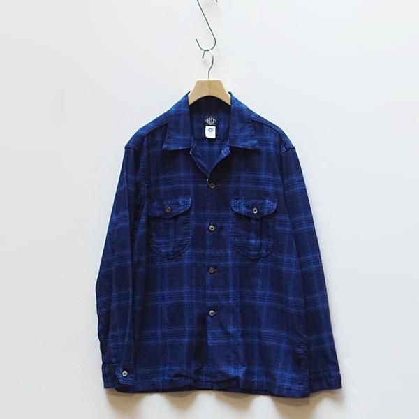 Post O'Alls(ポストオーバーオールズ) / New Shirt : Indigo Check 2