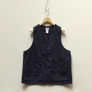 Post O' Alls(ݥȥС륺)/DEE Vest : Hemp Cotton Poplin