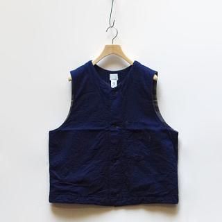 <img class='new_mark_img1' src='https://img.shop-pro.jp/img/new/icons24.gif' style='border:none;display:inline;margin:0px;padding:0px;width:auto;' />POST O'ALLS(ݥȥС륺)/1 Pocket Vest : Vintage Twill w/Trashed Wool Lining