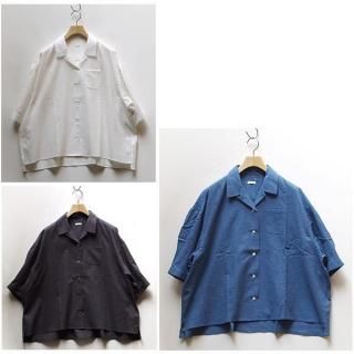 comm.arch.(ࡦ)/Co.Li.Ripstop Open Collar Shirt ǥץ󥫥顼