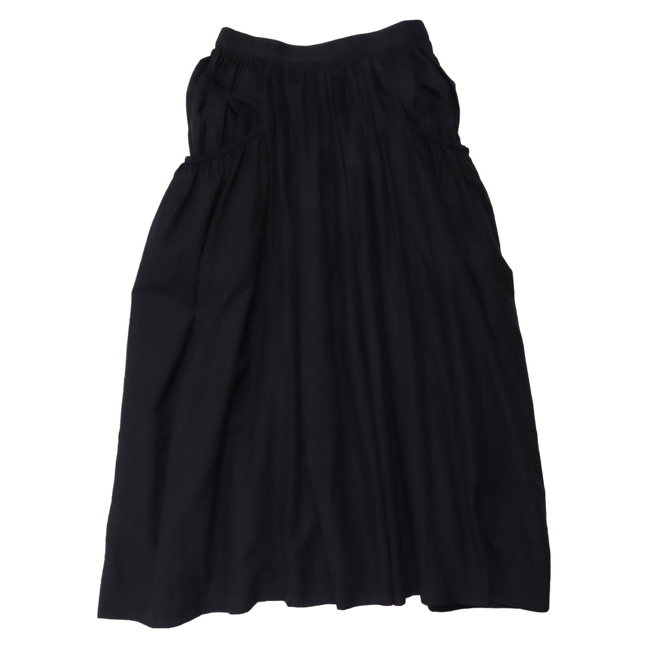 カディコットン サイドポケットスカート BK ｜ NIMAI NITAI online shop