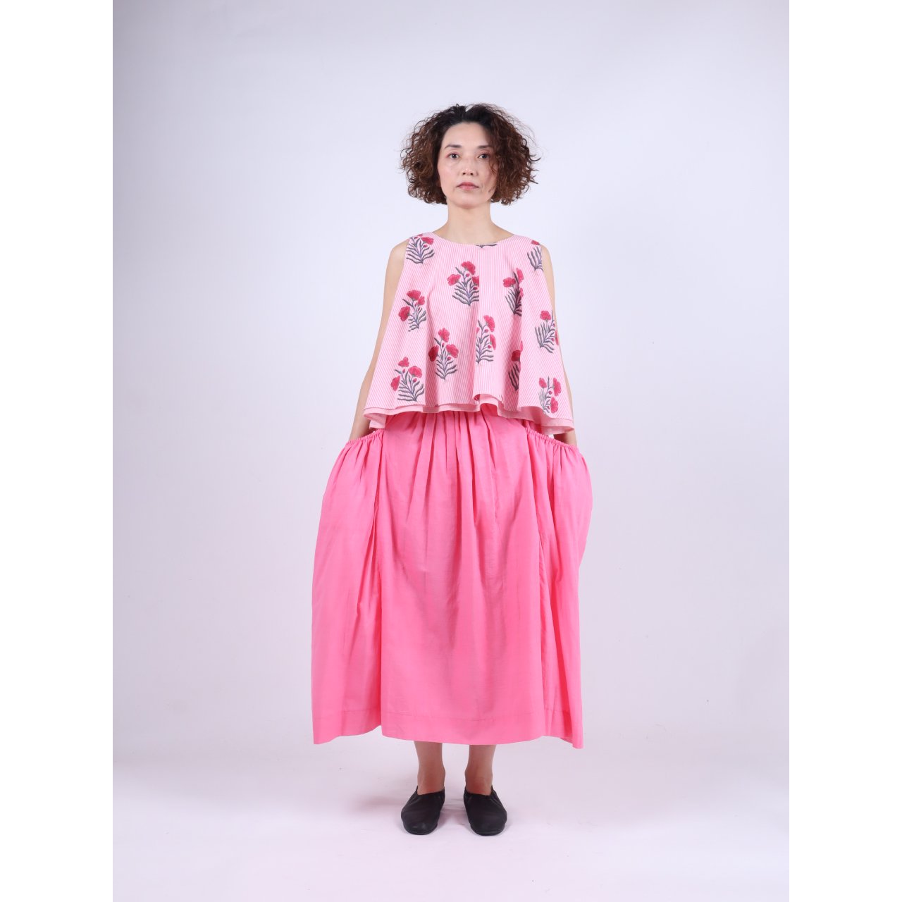 カディコットン サイドポケットスカート LPK ｜ NIMAI NITAI online shop