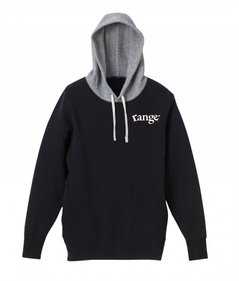 color rib pull over hoody