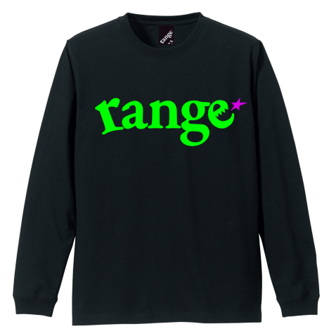 range fluorescence logo L/S tee