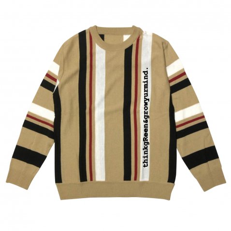 sd stripe crew knit