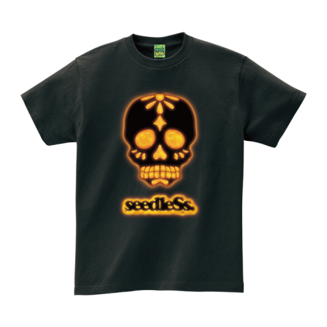 sd light up skull s/s tee