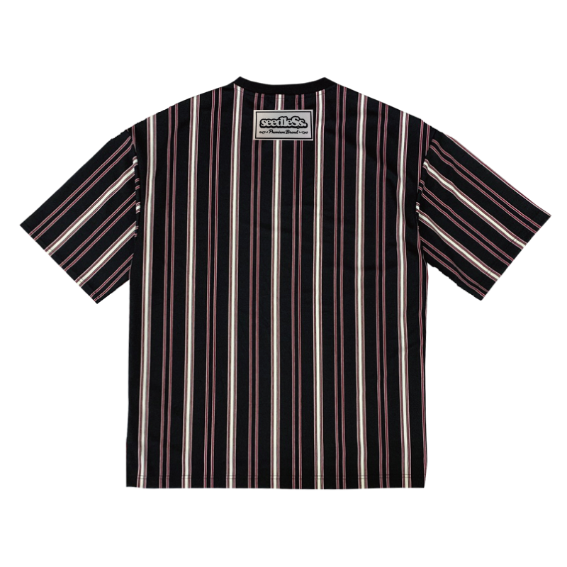  stripe over size crew t shirts