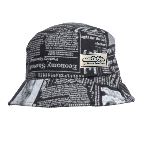 sd paper back bucket hat