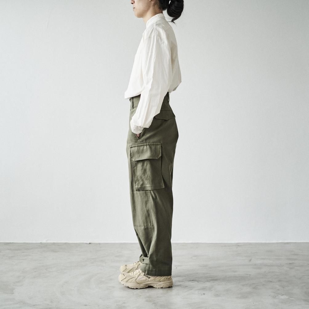 22ss blurhms COTTON SERGE 47 PANTS-