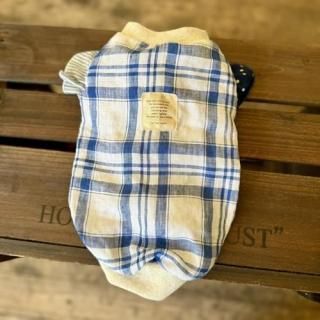 <img class='new_mark_img1' src='https://img.shop-pro.jp/img/new/icons13.gif' style='border:none;display:inline;margin:0px;padding:0px;width:auto;' />ciel blue check frill tank