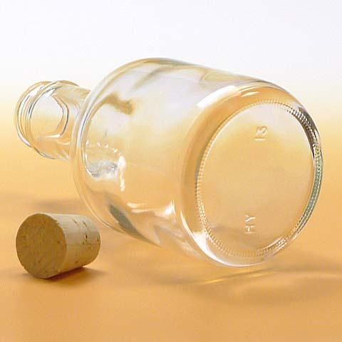 カットガラスデカンタ コルク栓付き、から瓶