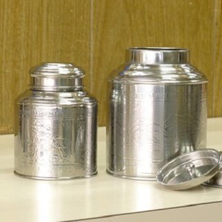 丸缶（高型） ステンレス中国茶缶１００ｇ･１５０ｇ