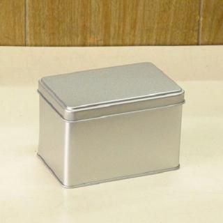 角缶 銀サテン材 角缶 124×80×H82