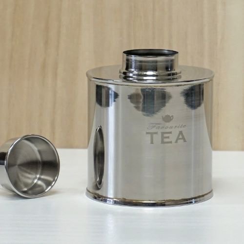 ステンレス製TEAキャニスター