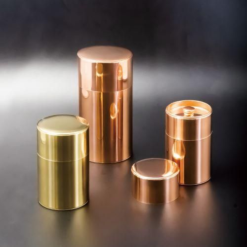 板金製法 銅製茶筒 200g