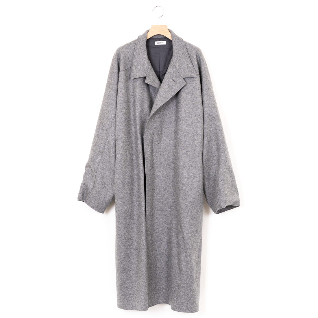 AUBETT / super 140' Pile Melton Over Coat - carol ONLINE STORE