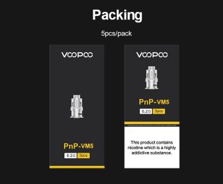 <img class='new_mark_img1' src='https://img.shop-pro.jp/img/new/icons31.gif' style='border:none;display:inline;margin:0px;padding:0px;width:auto;' />VOOPOO / PnP Coil (PnP-VM5)  (PnP-VM1)