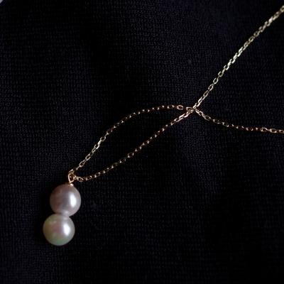 Twin Akoya Pearl Necklace 