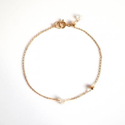 K18  ϡޡ ֥쥹åȡOne Harkimer diamond bracelet