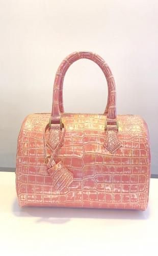CHIAVI D'ORO (キアーヴィドォーロ) クロコダイルボストンバッグ