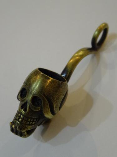 WEIRDO JEWELRY Skull Pipo Top Brass ゴールド