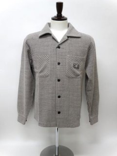 HOUNDSTOOTH-LONG SLEEVE SHIRTS 