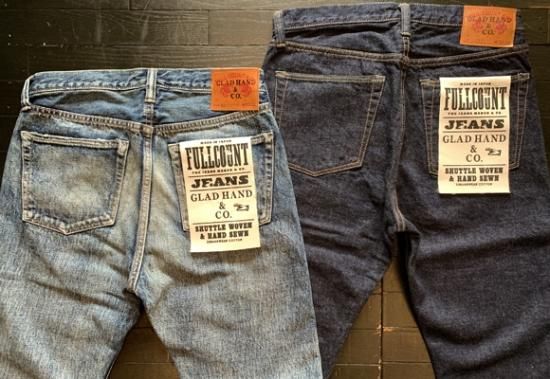 GLAD HAND × FULLCOUNT] 1111 SLIM STRAIGHT[VINTAGE FINISH