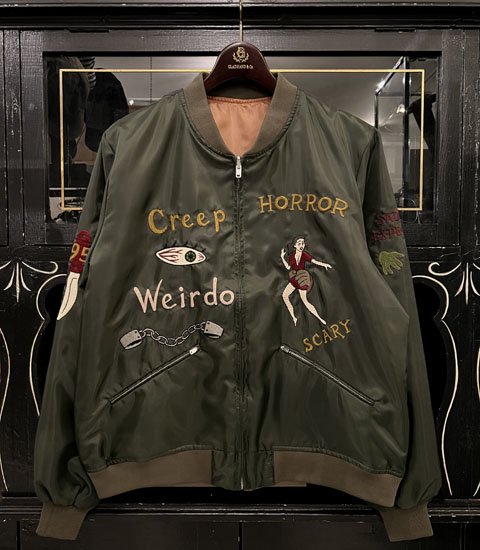 GOLILLA ZOMBIES - REVERSIBLE JACKET - GLAD HAND & Co. WEIRDO.  GANGSTERVILLE. OLD CROW. BY GLADHAND 等を揃えるセレクトショップ[ＮＯＭＩＮＡＬ]