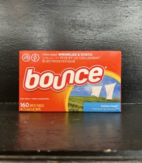 Bounce Outdoor Fresh Fabric Softener Dryer Sheets [160シート]