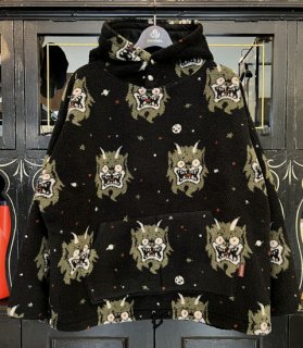 GREAT MOON MONSTER - HOODIE / WRD-22-AW-09