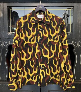 PSYCHO FLAMES - L/S SHIRTS/ WRD-23-SS-09