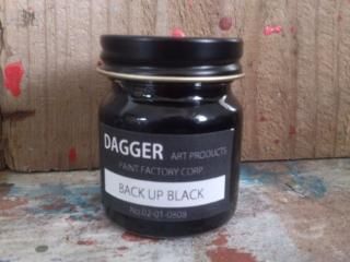 DAGGER  BACK UP  BLACK