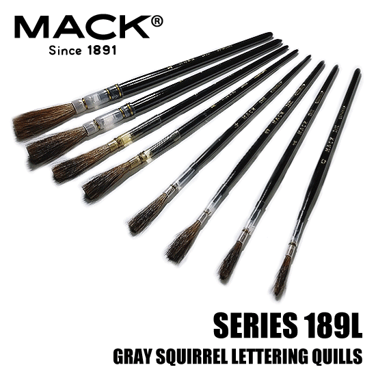 名作 SERIES MACKBRUSH 189L Sign Co. DAGGER - レタリングブラシ | その他