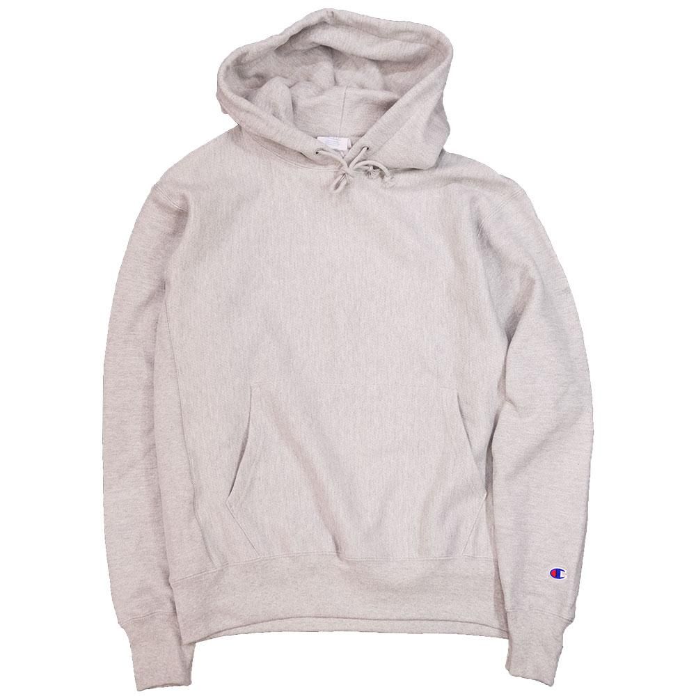 CHAMPION USA [REVER SWEAVE 12oz. PULLOVER HOODIE] (OXFORD GREY