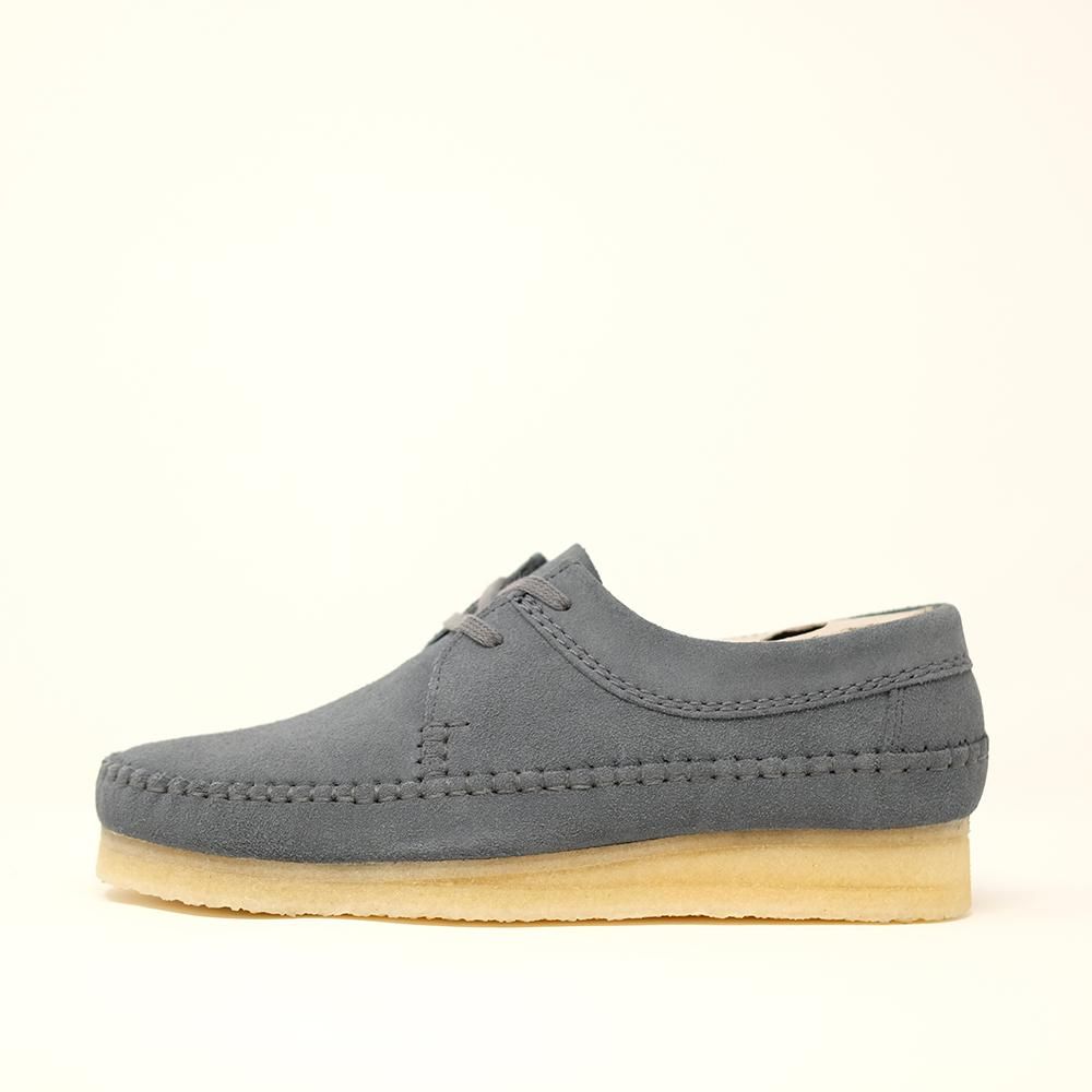 CLARKS ORIGINALS WEAVER SLATE BLUE SUEDE
