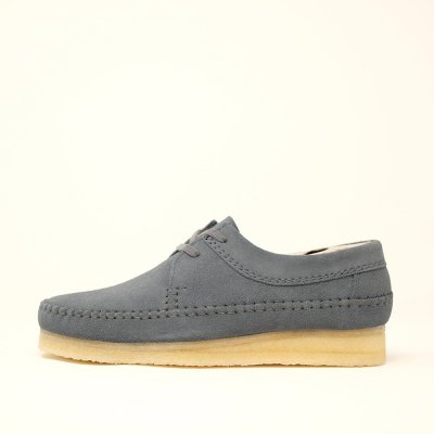 <img class='new_mark_img1' src='https://img.shop-pro.jp/img/new/icons5.gif' style='border:none;display:inline;margin:0px;padding:0px;width:auto;' />CLARKS ORIGINALS [ WEAVER ] (SLATE BLUE SUEDE) ブルー