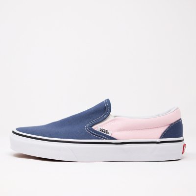 <img class='new_mark_img1' src='https://img.shop-pro.jp/img/new/icons5.gif' style='border:none;display:inline;margin:0px;padding:0px;width:auto;' />VANS CLASSIC SLIP-ON VINTAGE INDIGO/CHALK PINK VN0A38F7QF5 
