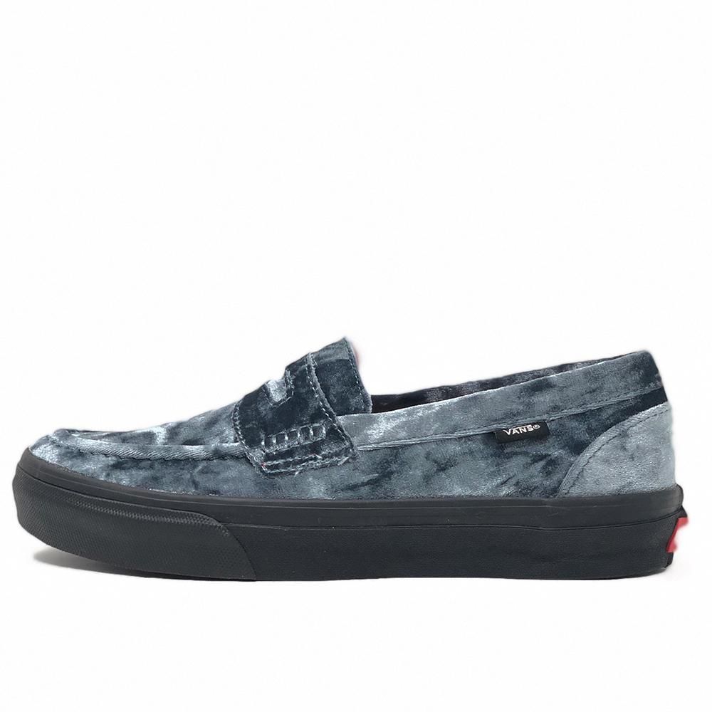 VANS バンズ [VELVET LOAFER V96VVT] ベロア ローファー (GERY) グレー  スニーカーセレクトショップ通販サイト│VEHICLE FOOTWEAR（ビークルフット