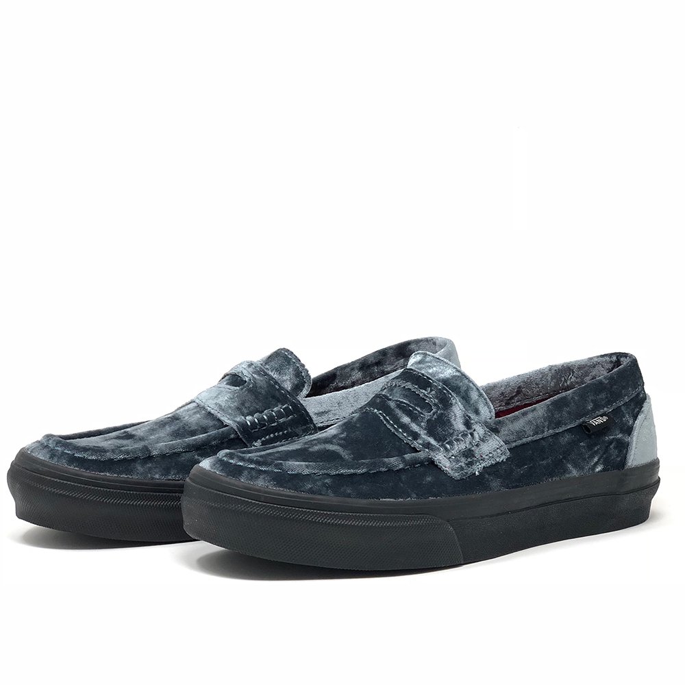 VANS バンズ [VELVET LOAFER V96VVT] ベロア ローファー (GERY) グレー