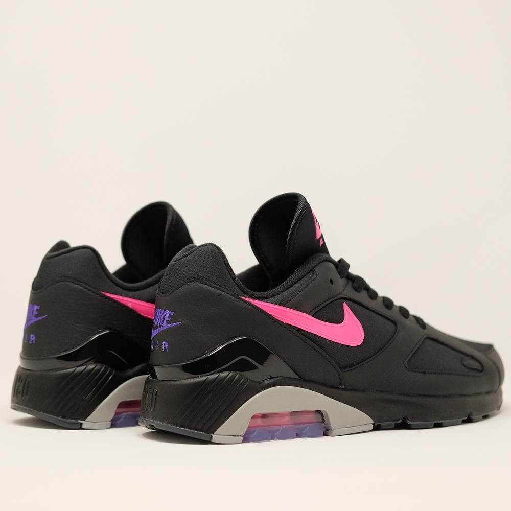 日本未発売カラー]NIKE ナイキ [AIR MAX 180 AQ9974-001] エア マックス BLACK/PINK BLAST-WOLF  GREY ピンク