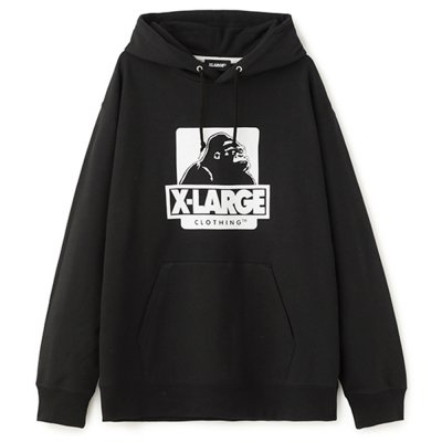 <img class='new_mark_img1' src='https://img.shop-pro.jp/img/new/icons5.gif' style='border:none;display:inline;margin:0px;padding:0px;width:auto;' />XLARGE [FLOCK OG PULLOVER HOODED SWEAT] (BLACK)