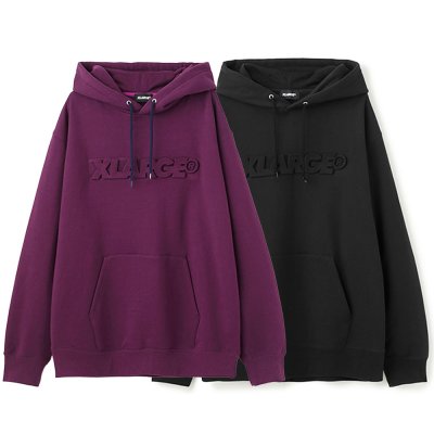 <img class='new_mark_img1' src='https://img.shop-pro.jp/img/new/icons5.gif' style='border:none;display:inline;margin:0px;padding:0px;width:auto;' />XLARGE [EMBOSSING STANDARD LOGO PULLOVER HOODED SWEAT]