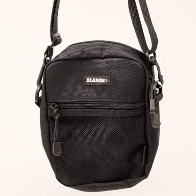 XLARGE [PATCHED SHOULDER BAG] (BLACK)