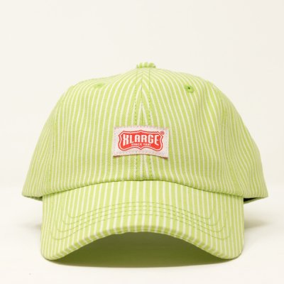 XLARGE [WORK LOGO PATCHED 6PANEL CAP] (Lt GREEN)