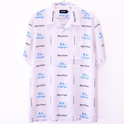 <img class='new_mark_img1' src='https://img.shop-pro.jp/img/new/icons5.gif' style='border:none;display:inline;margin:0px;padding:0px;width:auto;' />XLARGE [S/S LASER ALLOVER PRINTED RAYON SHIRT] (WHITE)