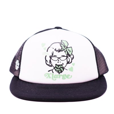 <img class='new_mark_img1' src='https://img.shop-pro.jp/img/new/icons5.gif' style='border:none;display:inline;margin:0px;padding:0px;width:auto;' />XLARGE [LOLIPOP MESH TRUCKER CAP] (BLACK)