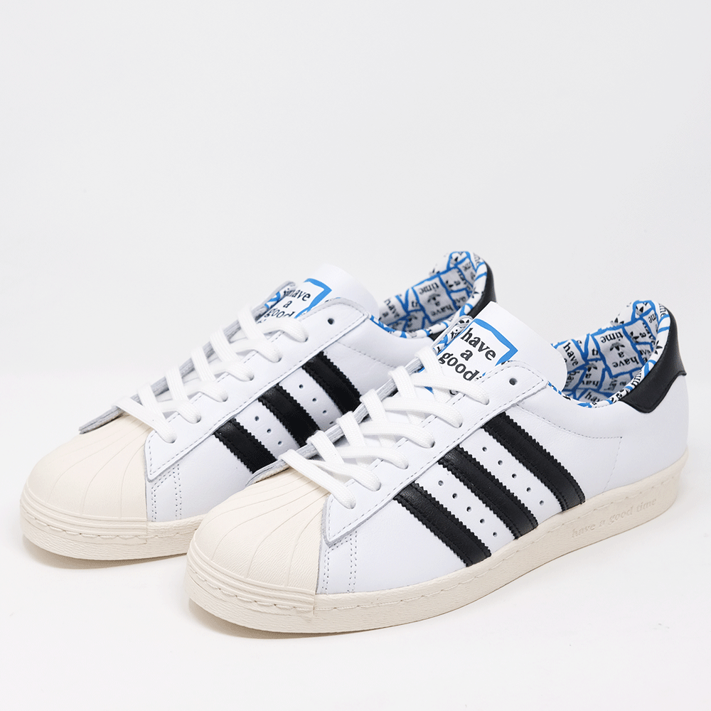 ADIDAS ORIGINALS アディダス [SUPERSTAR 80S] "HAVE A GOOD TIME"｜スニーカーセレクトショップ通販サイト│VEHICLE  FOOTWEAR（ビークルフット