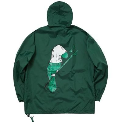 WHIMSY SOCKS [SOCK BIRD NYLON PACKABLE ANORAK] (GREEN)